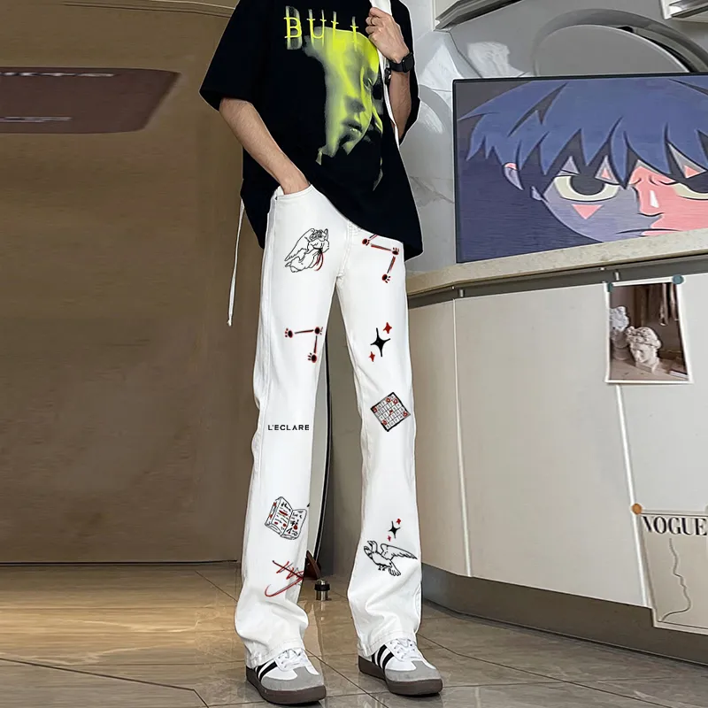 BLANC & ECLARE Jeans Unisex White-4