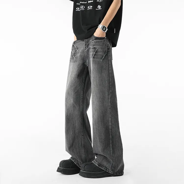 BLANC & ECLARE Mid Rise Casual Versatile Comfortable Slimming Jeans Unisex-10