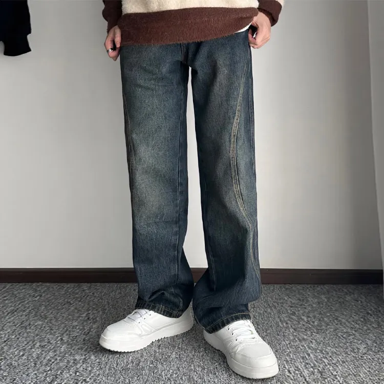 BLANC & ECLARE Jeans Unisex Blue-4