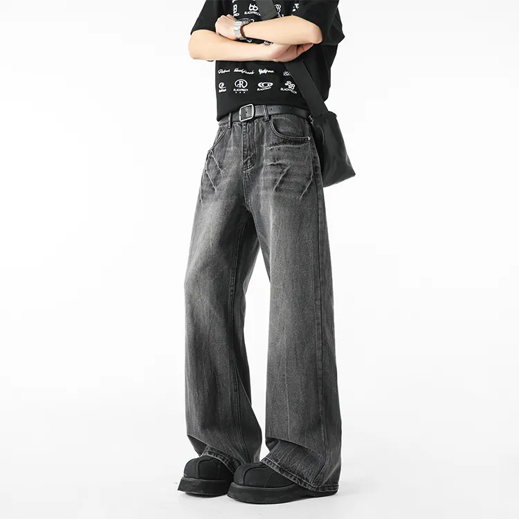 BLANC & ECLARE Mid Rise Casual Versatile Comfortable Slimming Jeans Unisex-9