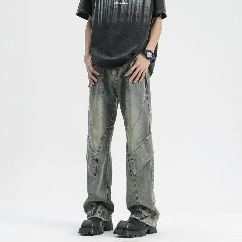 BLANC & ECLARE Versatile Casual Jeans Unisex Vintage-1