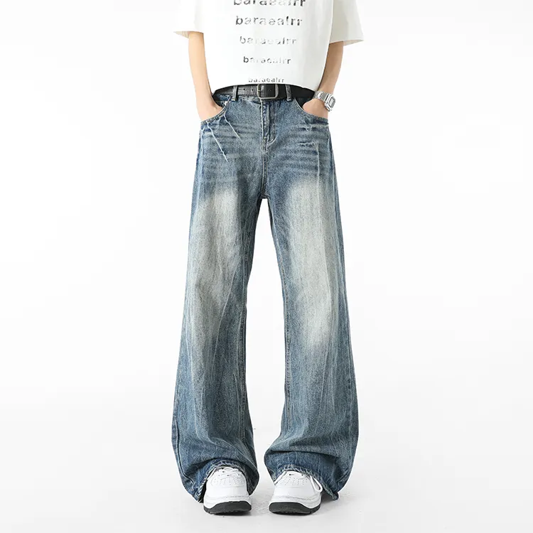 BLANC & ECLARE Mid Rise Casual Versatile Comfortable Slimming Jeans Unisex-3