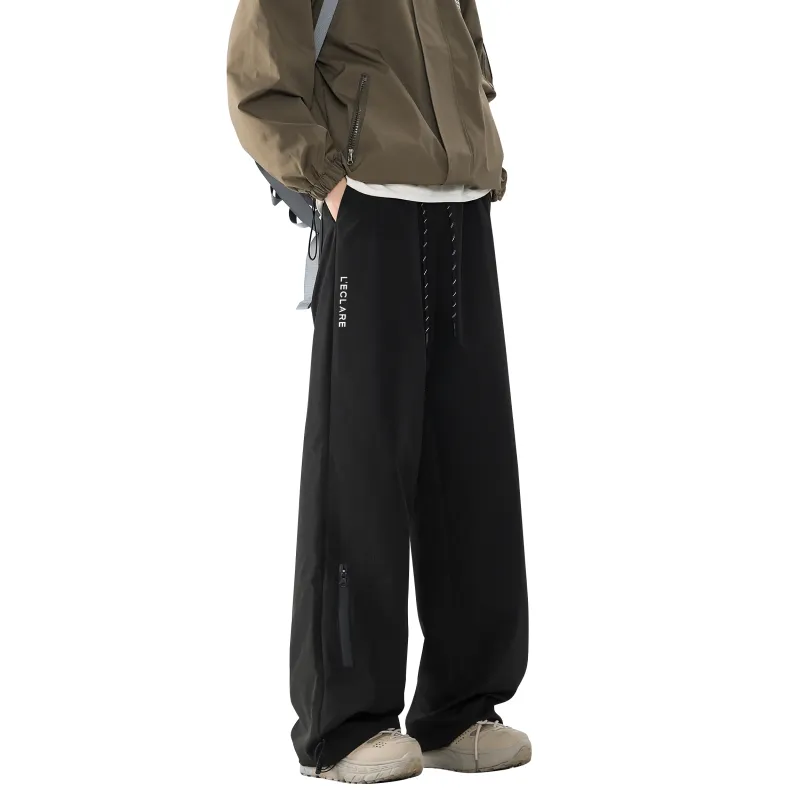 BLANC & ECLARE Slimming And Meat Blocking Cleanfit Lace Up Casual Pants Unisex-1