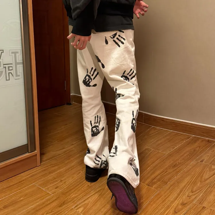 BLANC & ECLARE Jeans Unisex White-4