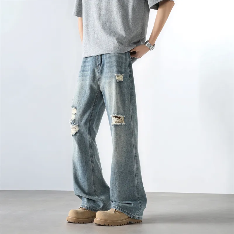 BLANC & ECLARE Jeans Men Blue-4