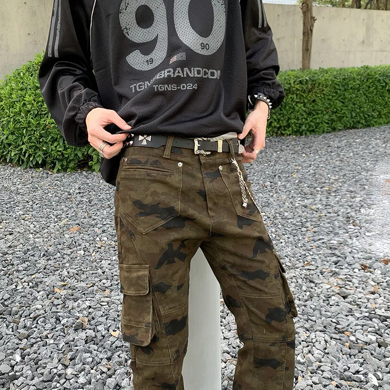 BLANC & ECLARE Jeans Men's Camouflage-1