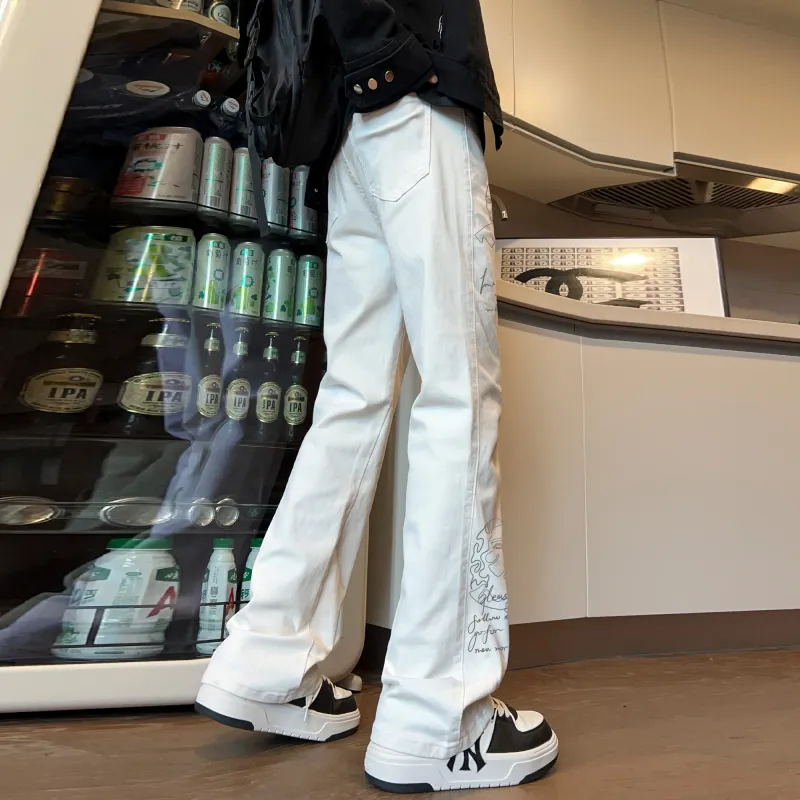 BLANC & ECLARE Jeans Unisex White-2