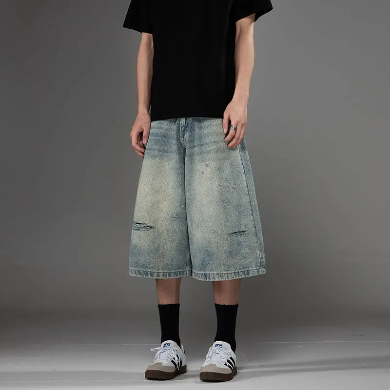 BLANC & ECLARE Denim Shorts Unisex-4