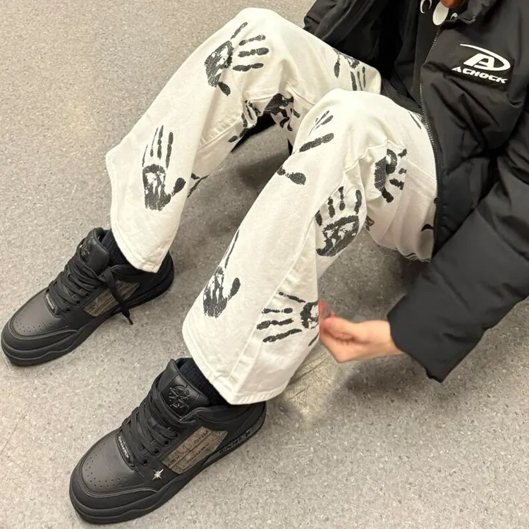 BLANC & ECLARE Jeans Unisex White-2