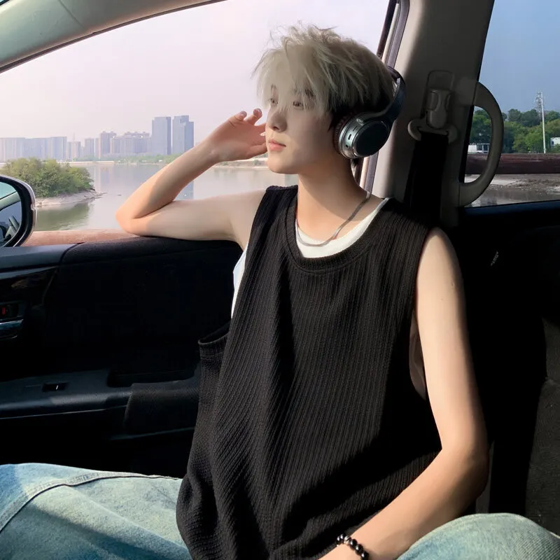 BLANC & ECLARE Tank Tops Men-8