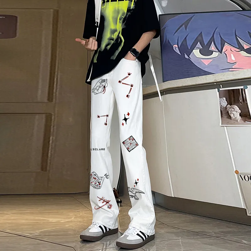BLANC & ECLARE Jeans Unisex White-3