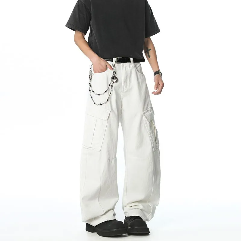 BLANC & ECLARE Jeans Unisex White-4