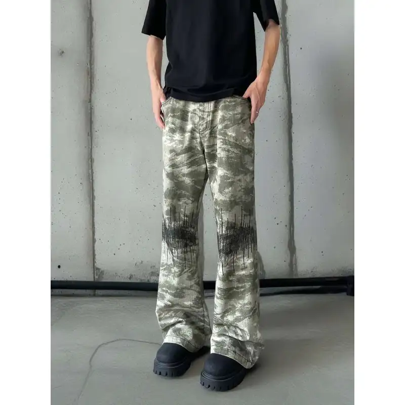 BLANC & ECLARE Jeans Men's Army Green-1
