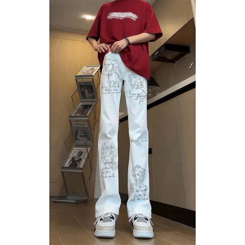 BLANC & ECLARE Jeans Unisex White-3