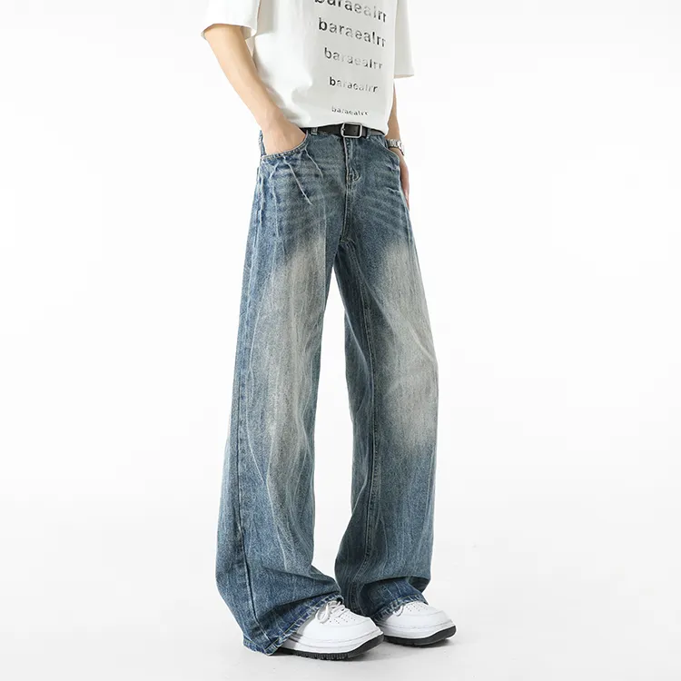 BLANC & ECLARE Mid Rise Casual Versatile Comfortable Slimming Jeans Unisex-4