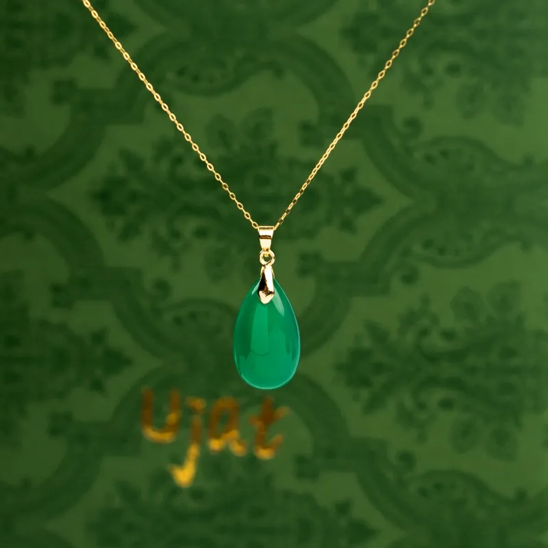 UJAT Chalcedony Necklaces Unisex-1