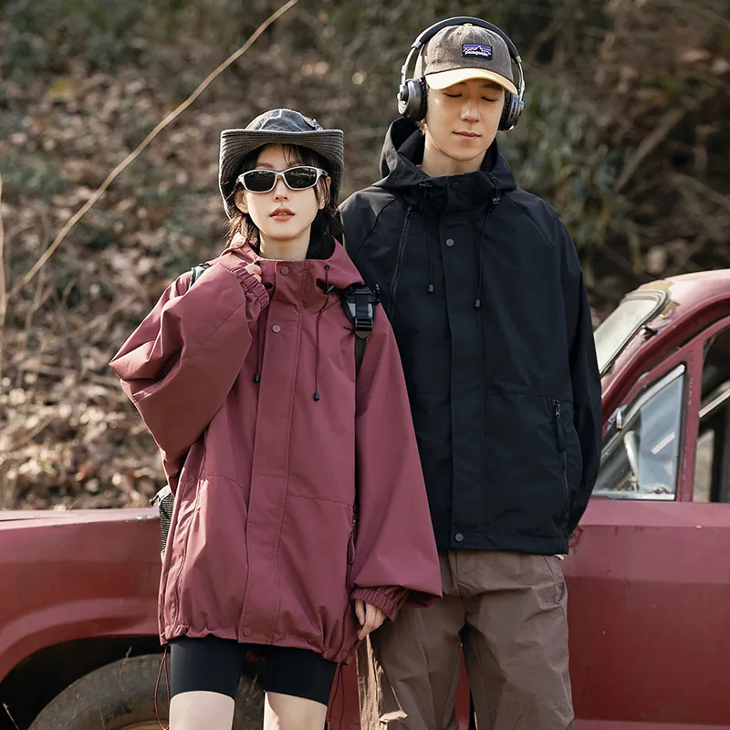 MindBridge Waterproof And Windproof Windbreaker Jacket Unisex-14
