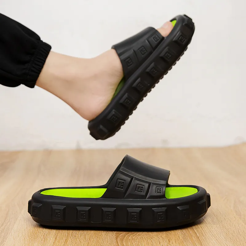 YUZHAOLIN EVA Slip Resistant Abrasion Resistant Slide Slippers Men's-5
