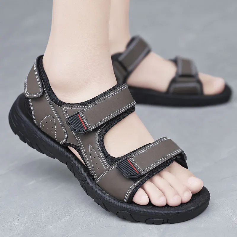YUZHAOLIN Beach Sandals Men Black/Brown-6