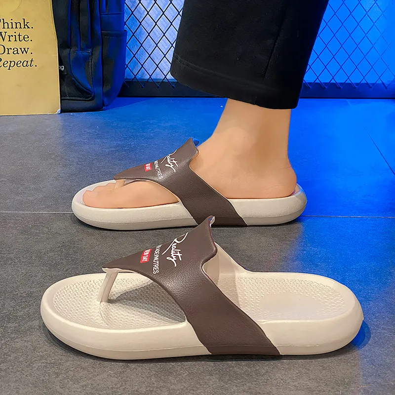 YUZHAOLIN Abrasion Resistant Slip Resistant Flip Flops Men's-1