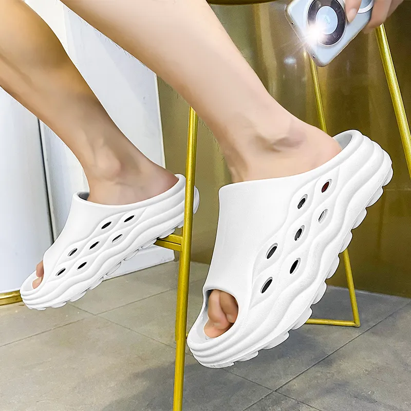 YUZHAOLIN Slip Resistant Abrasion Resistant Slide Slippers Men's-3