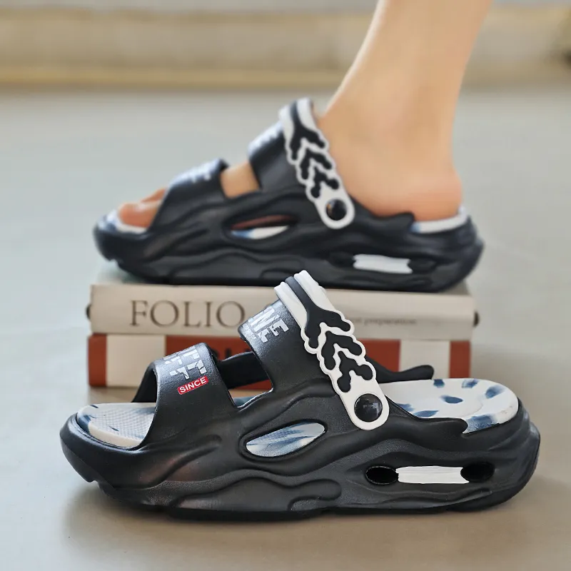 YUZHAOLIN Beach Sandals Unisex Gray Black/Black/Khaki/Black Blue/Fruit Green/White-27