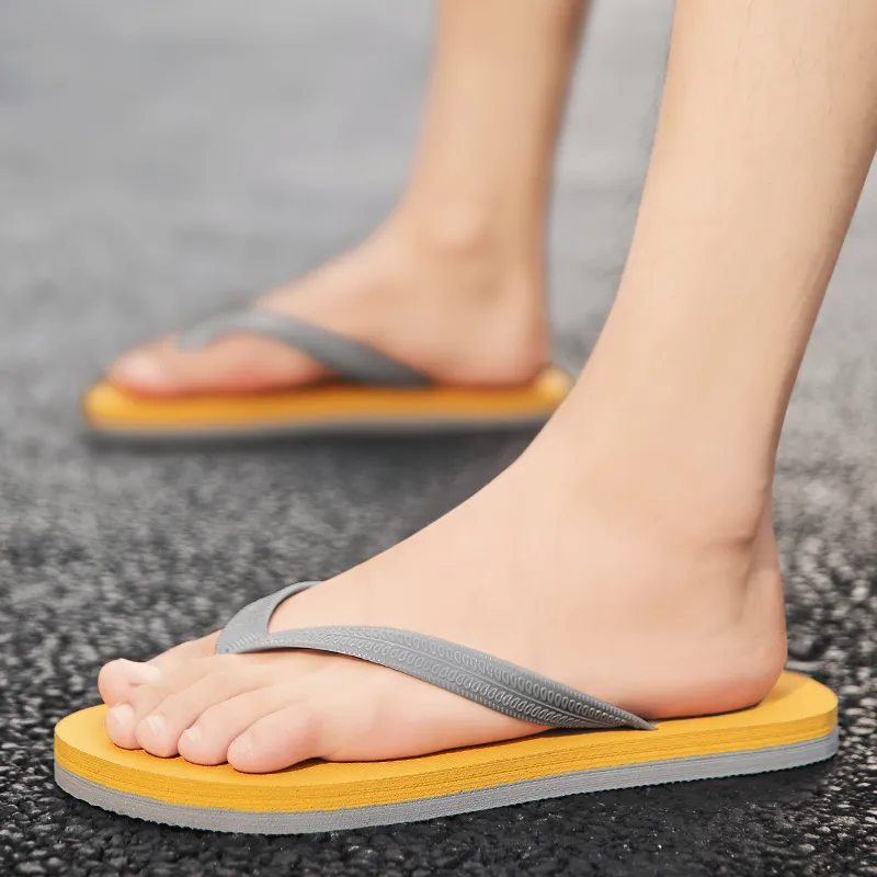 YUZHAOLIN EVA Abrasion Resistant Slip Resistant Flip Flops Men's-4