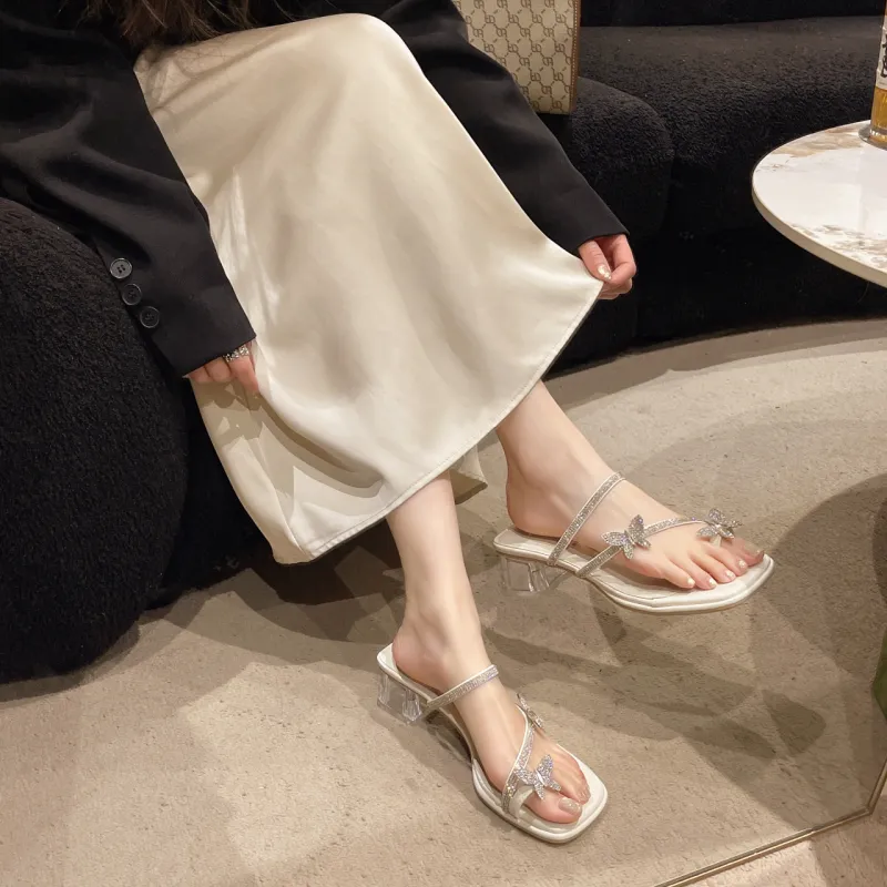 YUZHAOLIN Rubber Sole Slip Resistant Abrasion Resistant Slide Slippers Women's-3