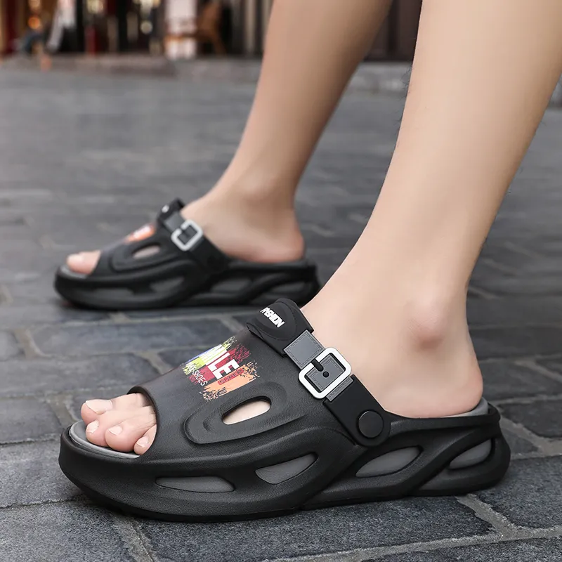 YUZHAOLIN Beach Sandals Men Black/Gray/White/Beige/Brown/Olive Green-16