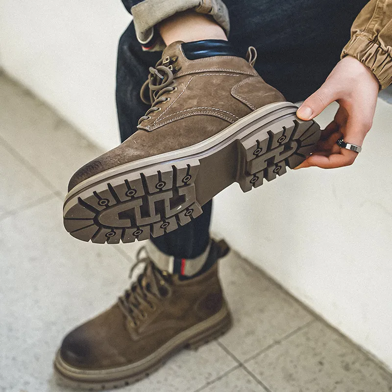 YUZHAOLIN Short Martin Boot Men's-1