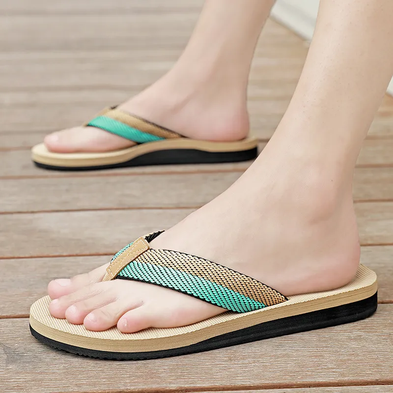 YUZHAOLIN Abrasion Resistant Slip Resistant Flip Flops Men's-1