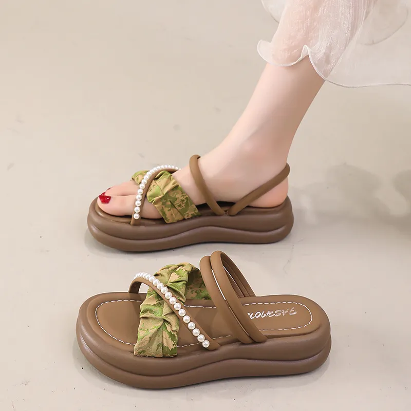 YUZHAOLIN One Strap Sandals Women's-8