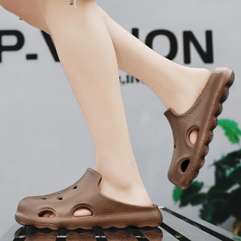 YUZHAOLIN Abrasion Resistant Slip Resistant Closed Toe Slippers Men's-5