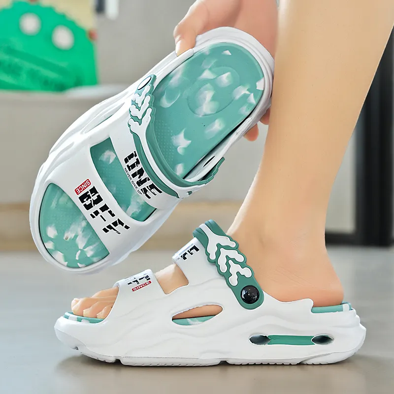 YUZHAOLIN Beach Sandals Unisex Gray Black/Black/Khaki/Black Blue/Fruit Green/White-3