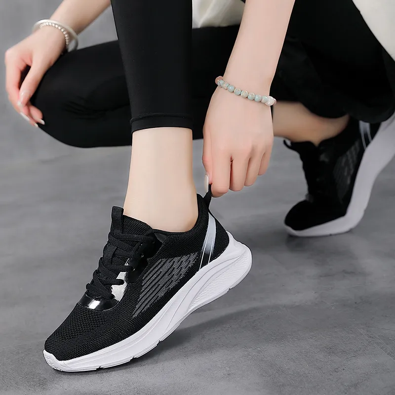 YUZHAOLIN Slip Resistant, Abrasion Resistant, Breathable, Height Increasing Low Top Casual Shoes Women's-15