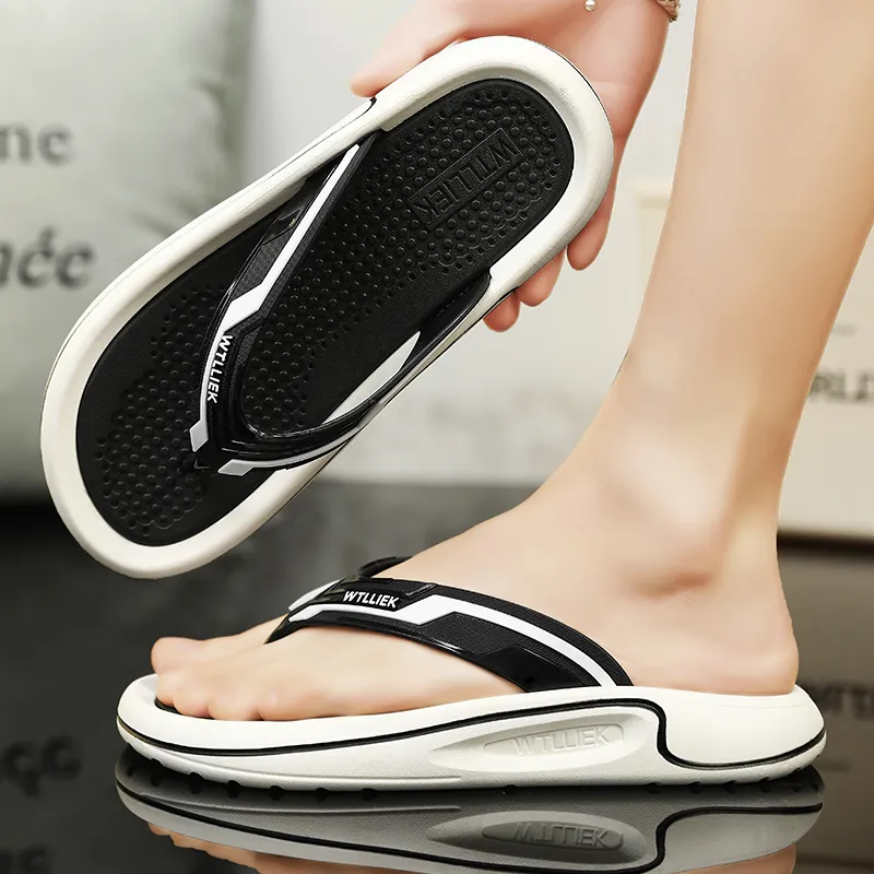 YUZHAOLIN Abrasion Resistant Slip Resistant Flip Flops Men's-2
