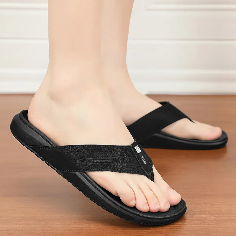 YUZHAOLIN Abrasion Resistant Slip Resistant Flip Flops Men's-5