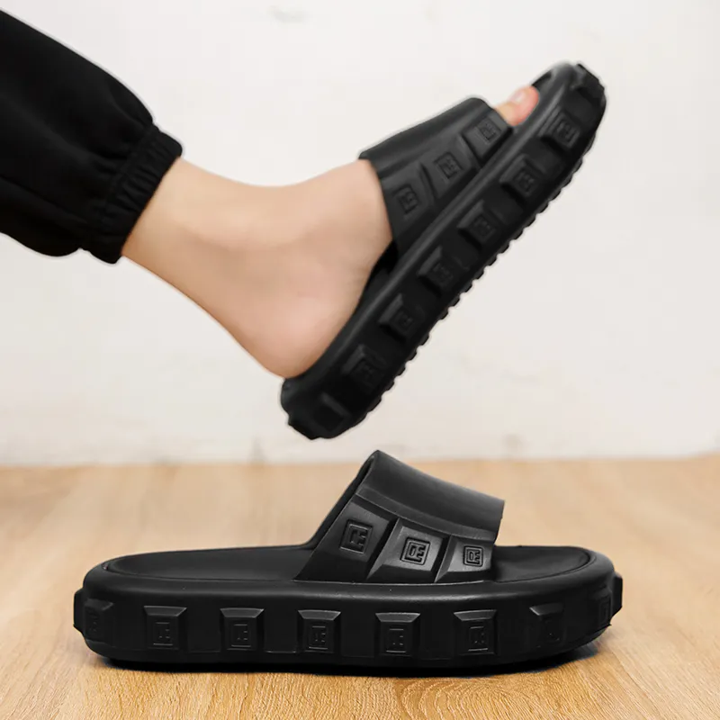 YUZHAOLIN EVA Slip Resistant Abrasion Resistant Slide Slippers Men's-8