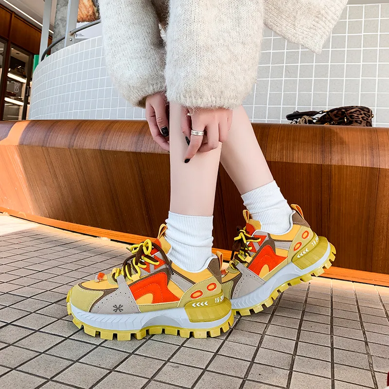 YUZHAOLIN Low-Top Chunky Sneakers Women's-19