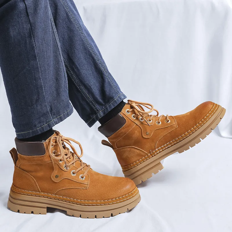 YUZHAOLIN Short Martin Boot Men's-9