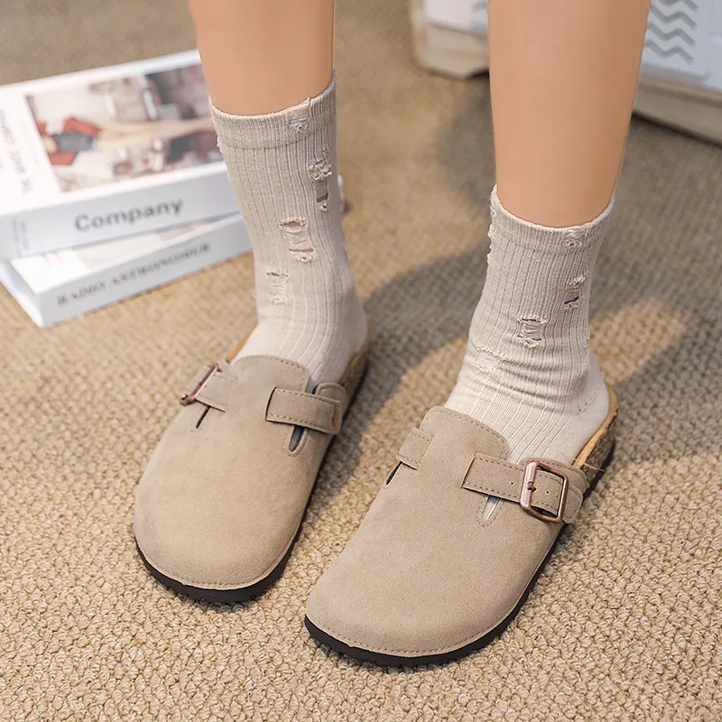YUZHAOLIN EVA Rubber Sole Abrasion Resistant Slip Resistant Closed Toe Slippers Unisex-2