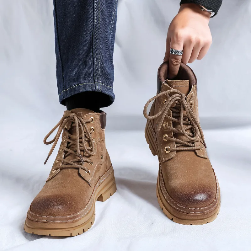 YUZHAOLIN Short Martin Boot Men's-3