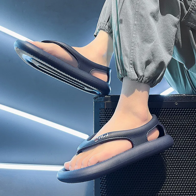 YUZHAOLIN Abrasion Resistant Slip Resistant Odor Resistant Slide Slippers Men's-5
