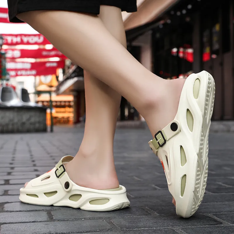 YUZHAOLIN Beach Sandals Men Black/Gray/White/Beige/Brown/Olive Green-9