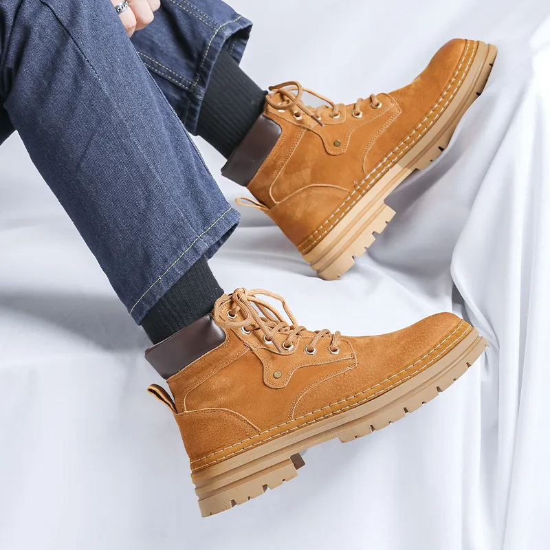 YUZHAOLIN Short Martin Boot Men's-7