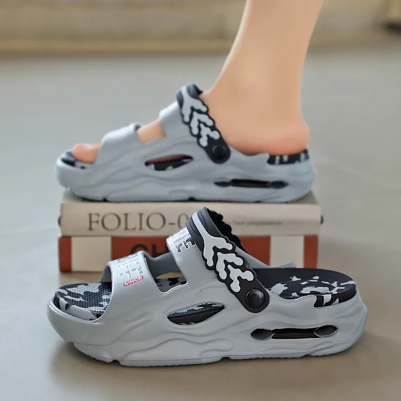 YUZHAOLIN Beach Sandals Unisex Gray Black/Black/Khaki/Black Blue/Fruit Green/White-17