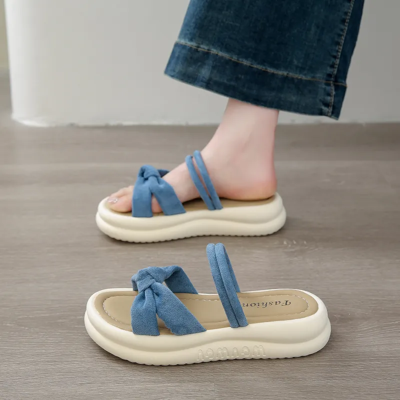YUZHAOLIN Rubber Sole Slip Resistant Abrasion Resistant Slide Slippers Women's-13