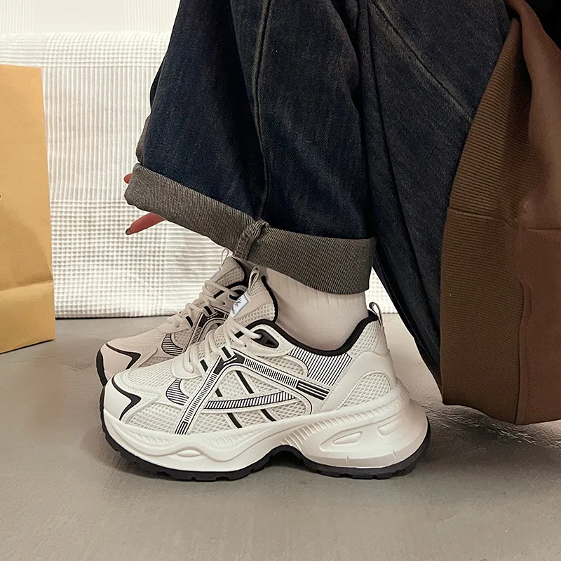 YUZHAOLIN Low-Top Chunky Sneakers Women's-2