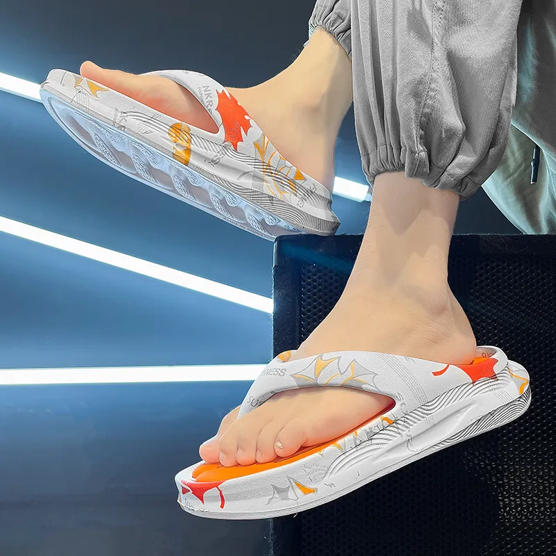 YUZHAOLIN EVA Abrasion Resistant Slip Resistant Flip Flops Men's-1