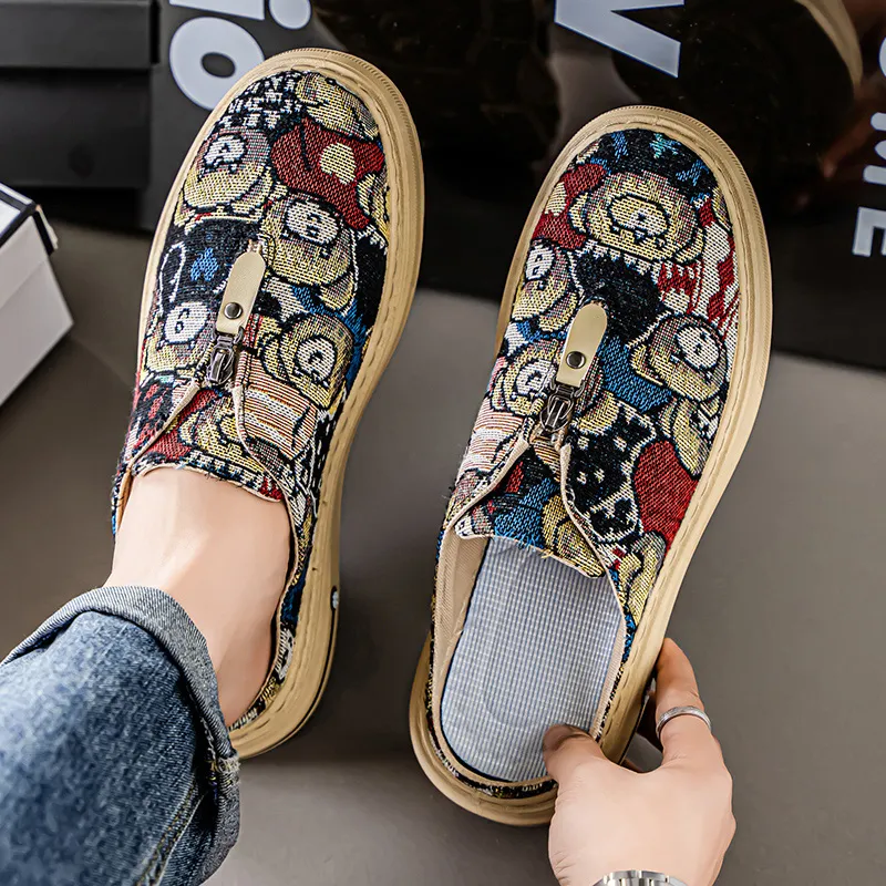 YUZHAOLIN Abrasion Resistant Slip Resistant Closed Toe Slippers Men's-8